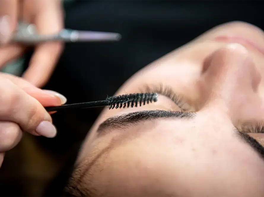 φρύδια και φλεφαρίδες eyebrows and eyelashes